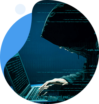 blue hacker circle
