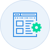 blue windows settings icon