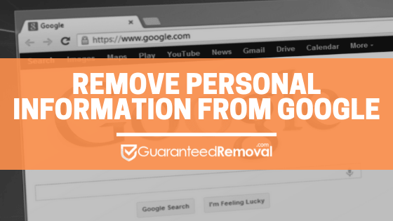 how to remove personal information from google