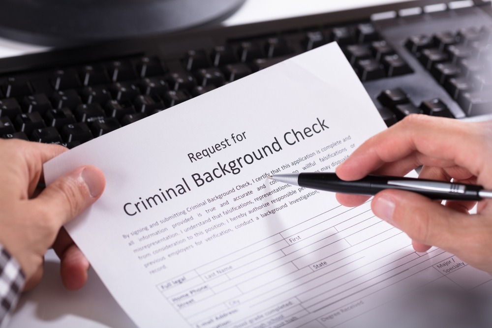 background check aerial