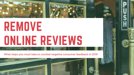 Remove online reviews featured banner