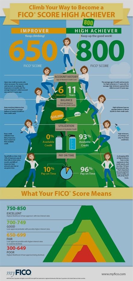 FICO Credit Score Infographic
